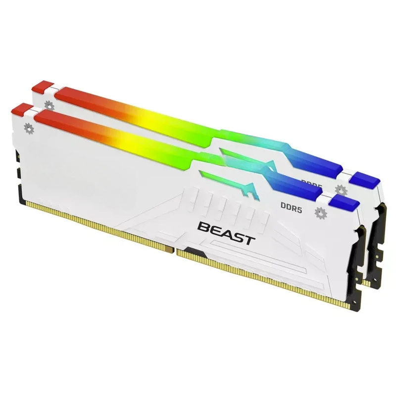 Kingston FURY White RGB 32G(2x - огляд і ціна 64Gb Ddr5 6000Mhz Cl30 2X32Gb Desktop
